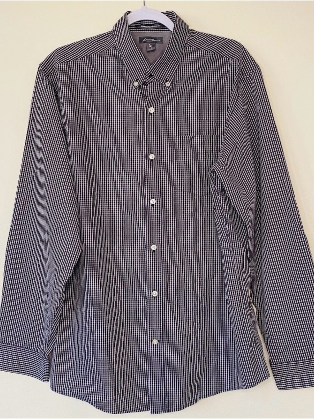 Eddie Bauer Men's Long Sleeve Cotton Shirt Size L